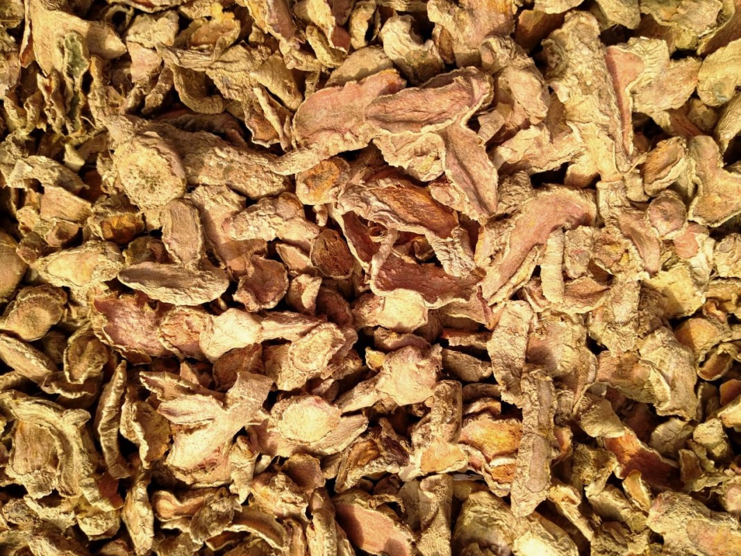 DRIED Sliced Lokadong turmeric from India